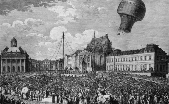Le premier envol officiel de « montgolfière » en public
